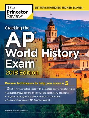 cover image of Cracking the AP World History Exam, 2018 Edition